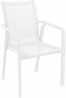 pacific armchair 023 white